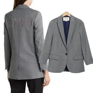 アウターその他 VIVETTA Woman Blazer Grey VM2GC0004 8500 Vivetta Outlet: Blazer woman - Grey | Vivetta blazer